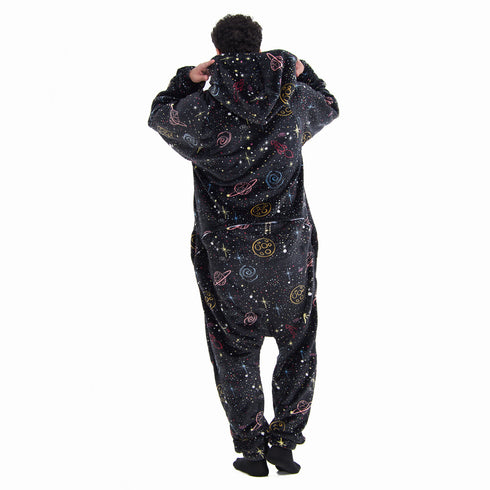 Snuggs Blanket Onesie Black Space